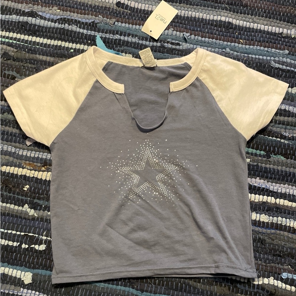 Rue21 Rhinestone Star Top